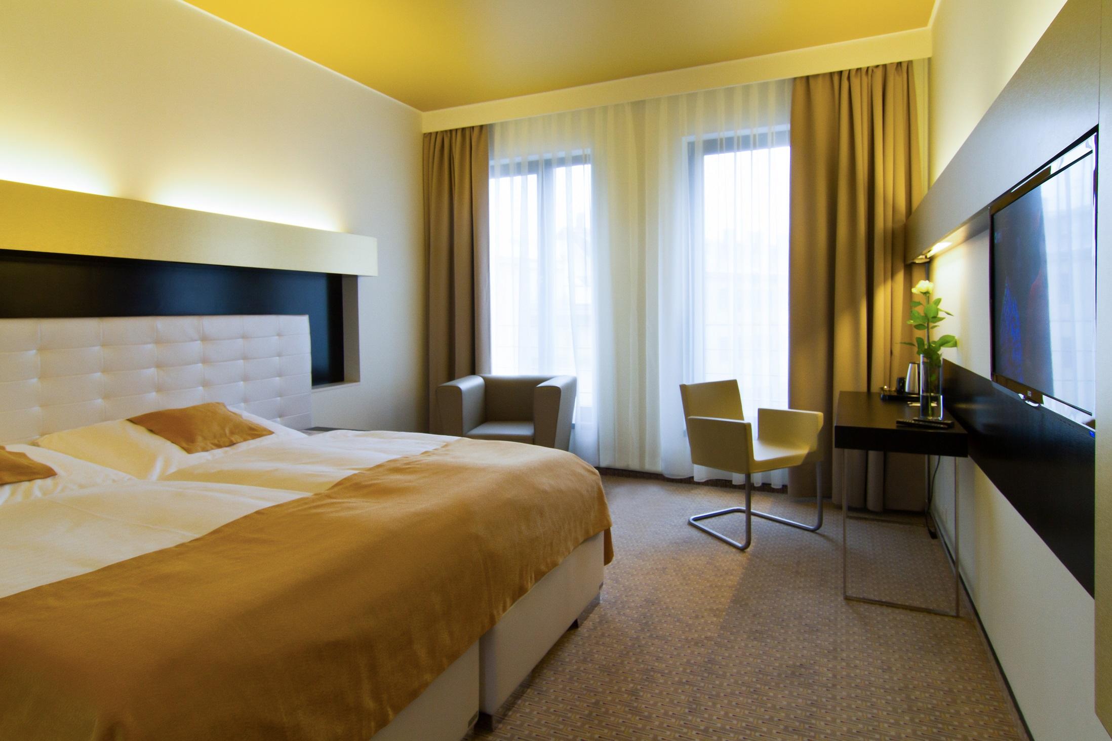 Grandior Hotel Praga Esterno foto A room at the hotel
