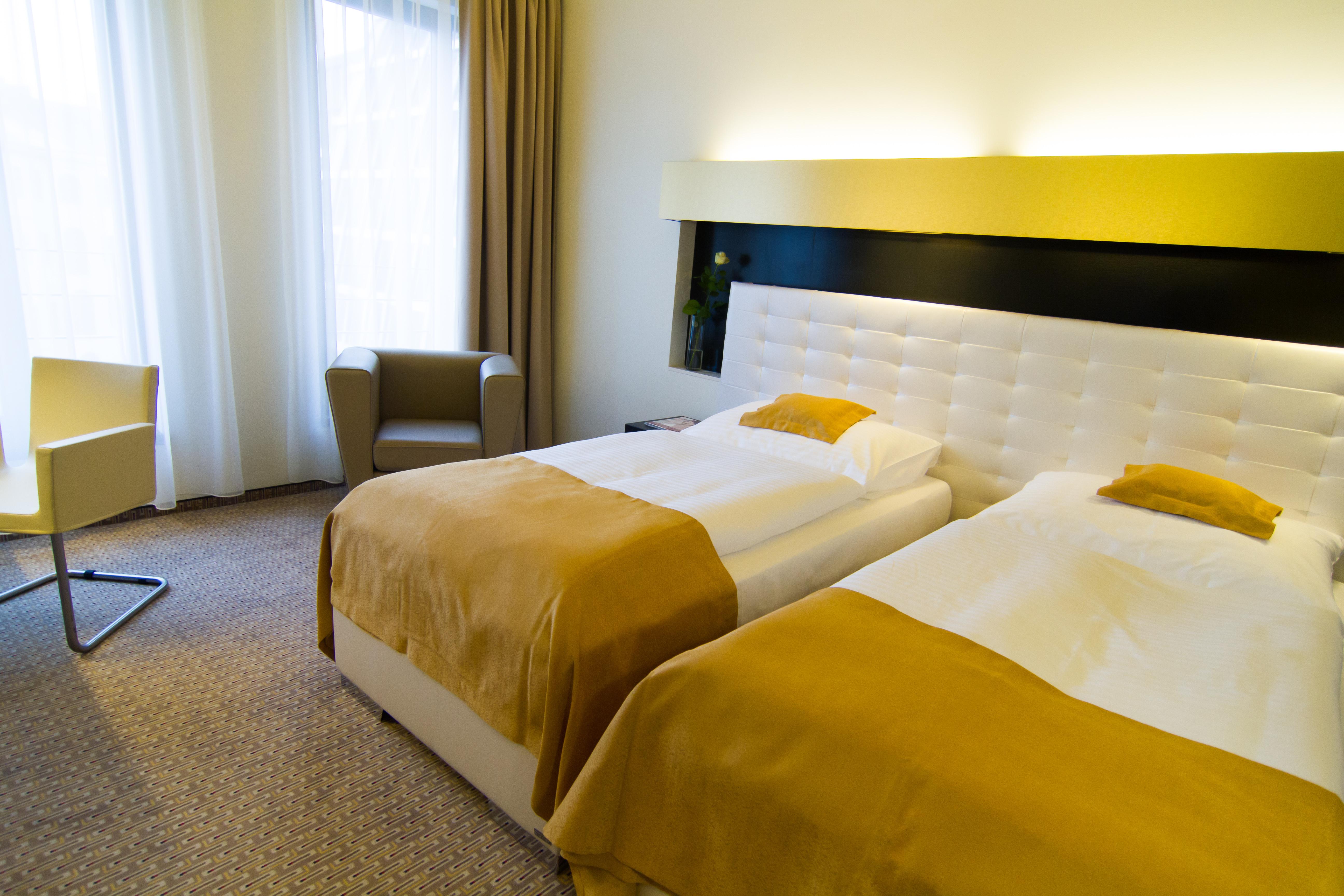 Grandior Hotel Praga Esterno foto A room at the hotel