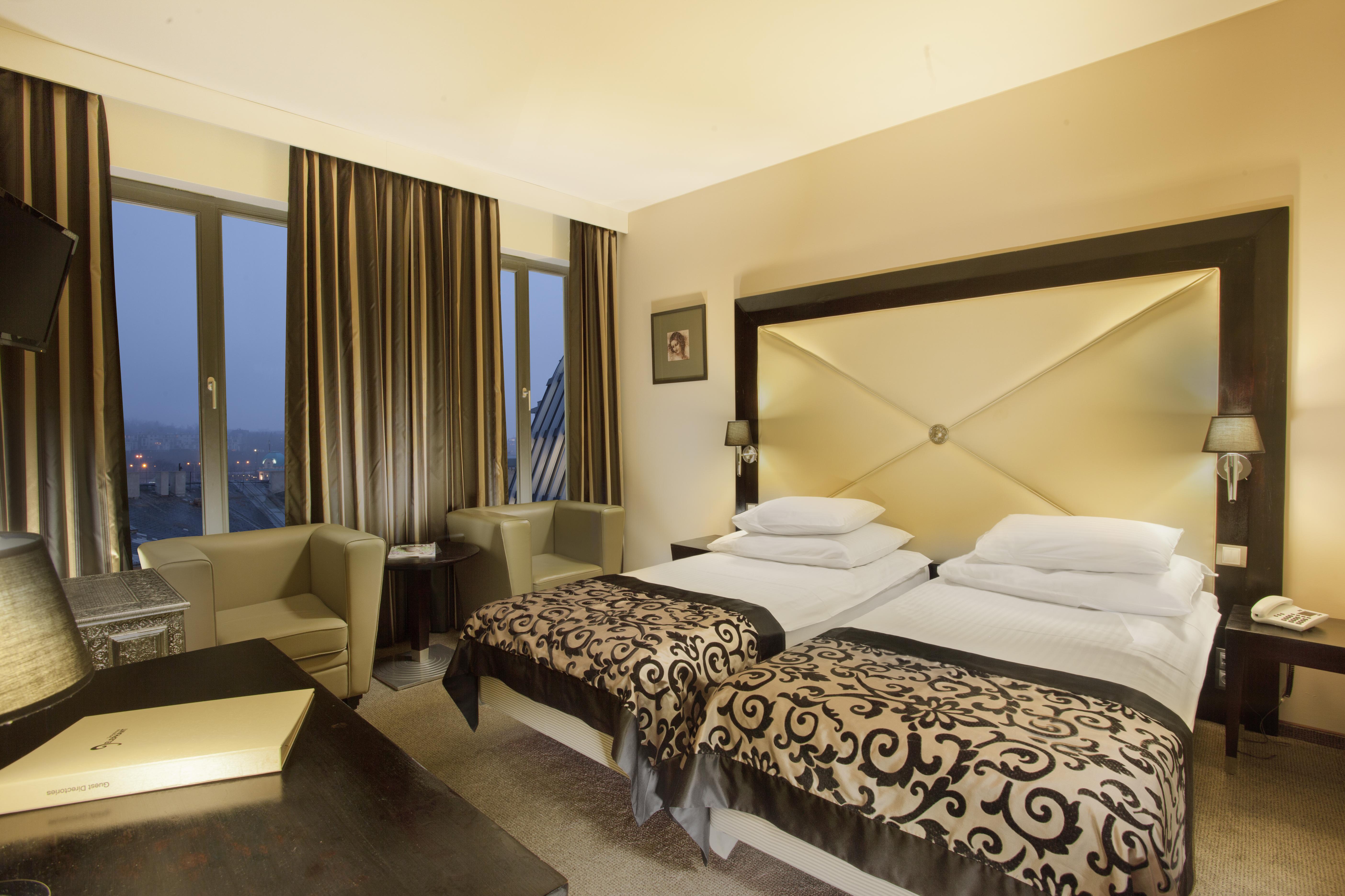 Grandior Hotel Praga Esterno foto A room at the hotel