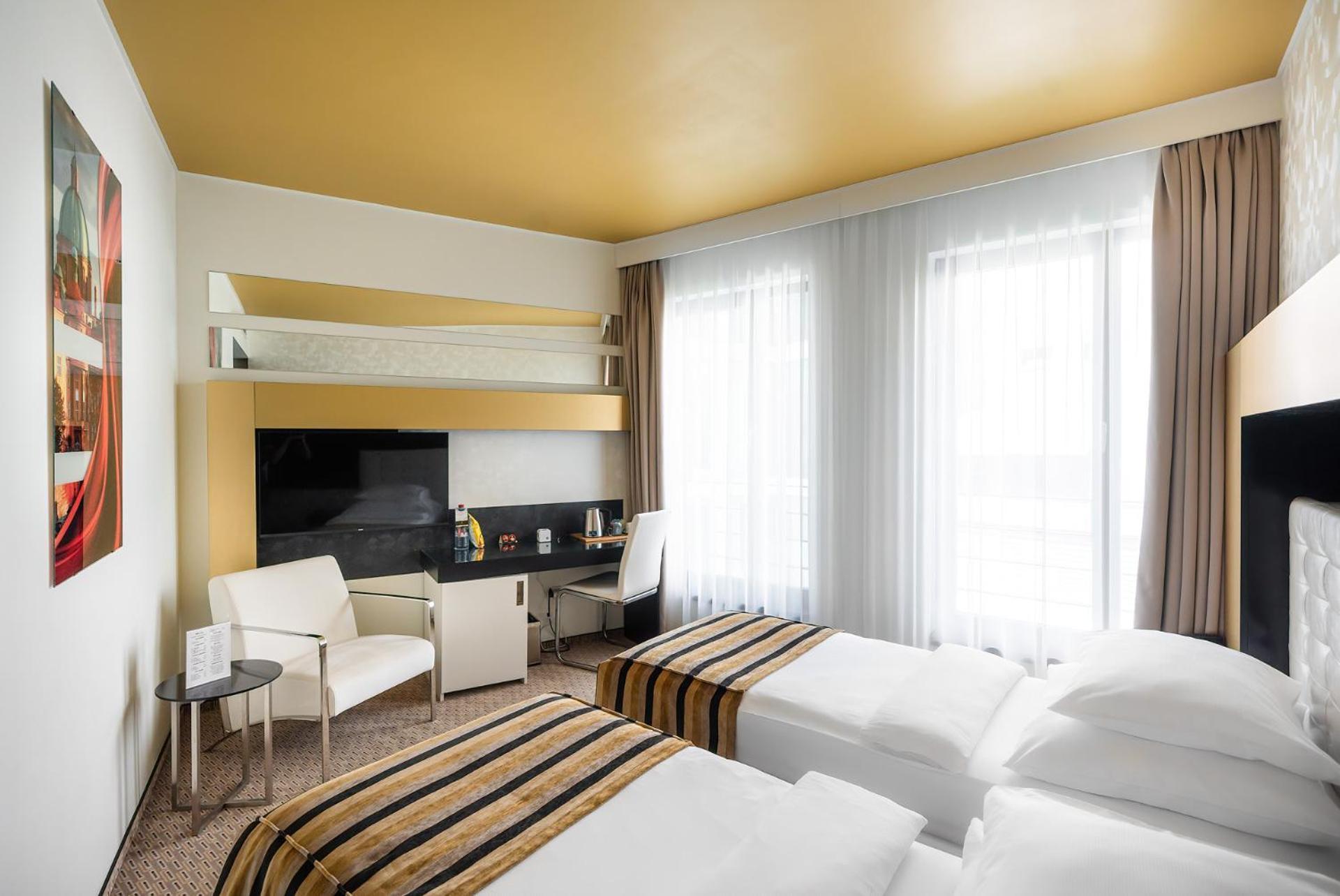 Grandior Hotel Praga Esterno foto A room at the hotel
